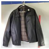Susquehanna Trail Mens Leather Jacket Sz L