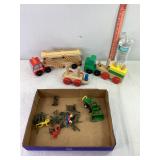 Wooden Trucks, Army Men & Misc