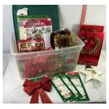 Trees & Poinsettia Arrangement