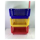 Plastic Organizing Bins