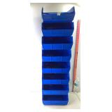 8ct Blue Bins 10-7/8" x 11" x 5"
