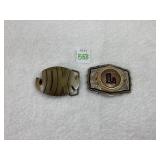 John & "L" Belt Buckles