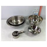 Stainless Steel Bowls & Measuring Cups