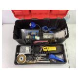 Plastic Craftsman Toolbox & Contents