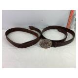 Sz 42 Leather Belts & Tennessee Belt Buckle