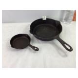 Griswold #0 & #5 Cast Skillets