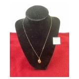 10k Gold Necklace & Pendant