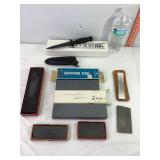 Boot Knife & Sharpening Stones