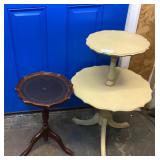 2 Vtg Small Tables