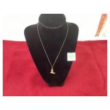 10k Gold Necklace & Pendant