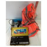 Safety Vest, Incomplete Socket Set, & Tester