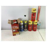 Great Stuff Foam, WD 40, Dry Lube & Floodlights