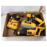 DeWalt Flashlight, Finish Nailer, Recip Saw