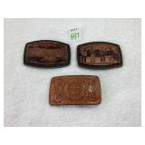 Leather & Metal Belt Buckles