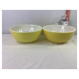 Pyrex Primary Yellow Mixing Bowls 4qt