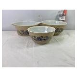 Pyrex Homestead Casserole & Mixing Bowls
