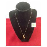 10k Gold Necklace & Pendant