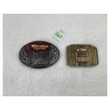 Oldsmobile & Nascar Belt Buckles