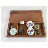 Stop Watch, Disney Buttons, Tokens & Misc