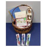 Writing Basket w/Sweets