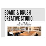 Board and Brush Session