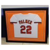 Authenticated Framed Signed Palmer Jersey