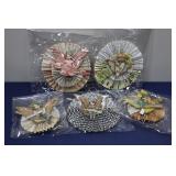 5 Piece Handcrafted Decorative Angel Set