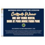 One Day Rental Poor House Farm Barn