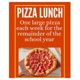 1 Large Pizza Each Week for the Rest of the Year