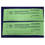 $20 Blue Moon Cafe Gift Card