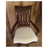 Decorative Wood Back Desk Chair