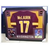 Authenticated Framed Signed McLaurin Jersey