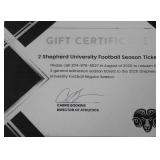 2 Shepherd University Football Season Passes