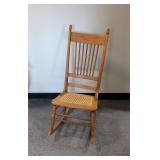 Antique Caine Rocker