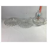 Fostoria Handled Tray & Bowls