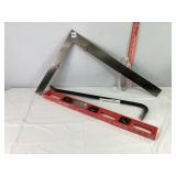Crowbar, Level & Square