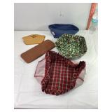 Longaberger Divider, Bread Brick & Liners