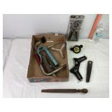 File, Grease Gun, Punch & Misc