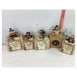 Assorted Boyds Bears Snowman Figures