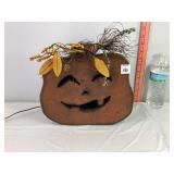 Primitive Lighted Pumpkin