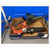 B&D Hedge Trimmer & Cordless Saw, No Charger