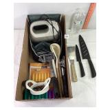 Oster Hand Mixer & Asst Kitchen Utensils