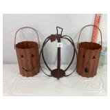 Metal Pumpkin Decor