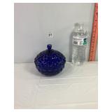 Blue Indiana Glass Candy Bowl