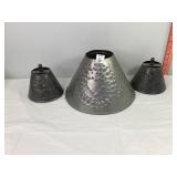 Punched Tin Lamp Shades