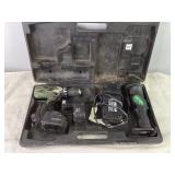 Hitachi Driver Drill, 2 Batt, Charger & Flashlight