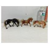 Ceramic Horses Made in Japan