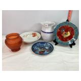 Decorative Plates, Pitcher and Decor