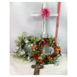 Wreaths and Cross