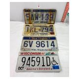 West Virginia & Wisconsin License Plates